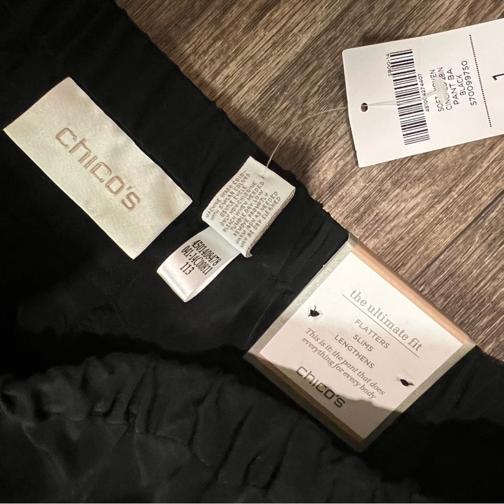 Chicos Size 1 Black Dress Pants Bundle - Picture 9 of 14